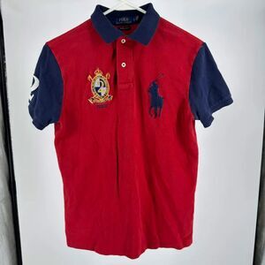 Polo Ralph Lauren Two Tone Big Pony Rugby Shirt Size Small